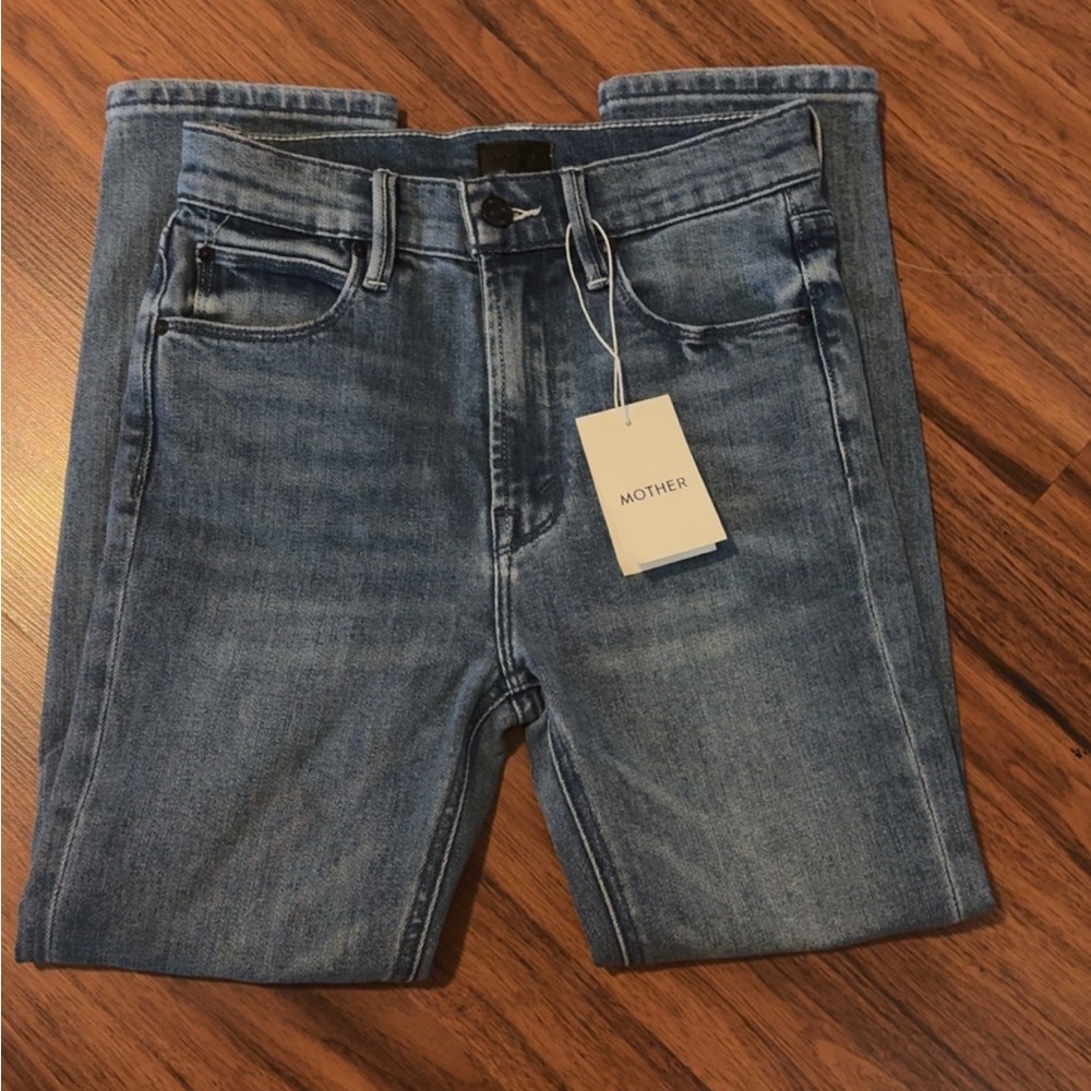 MOTHER Men's Light Blue Skinny Jeans